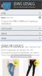 Mobile Screenshot of jeans-udsalg.dk